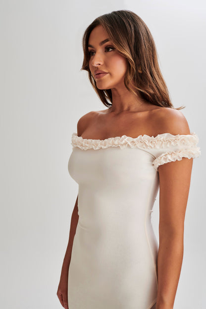 Evie™ | Off Shoulder Ruffle Dress