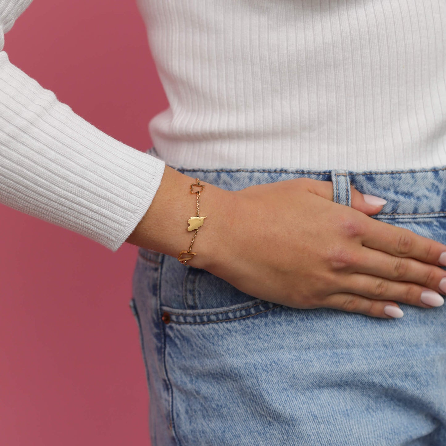 Syria Map Bracelet | Unisex