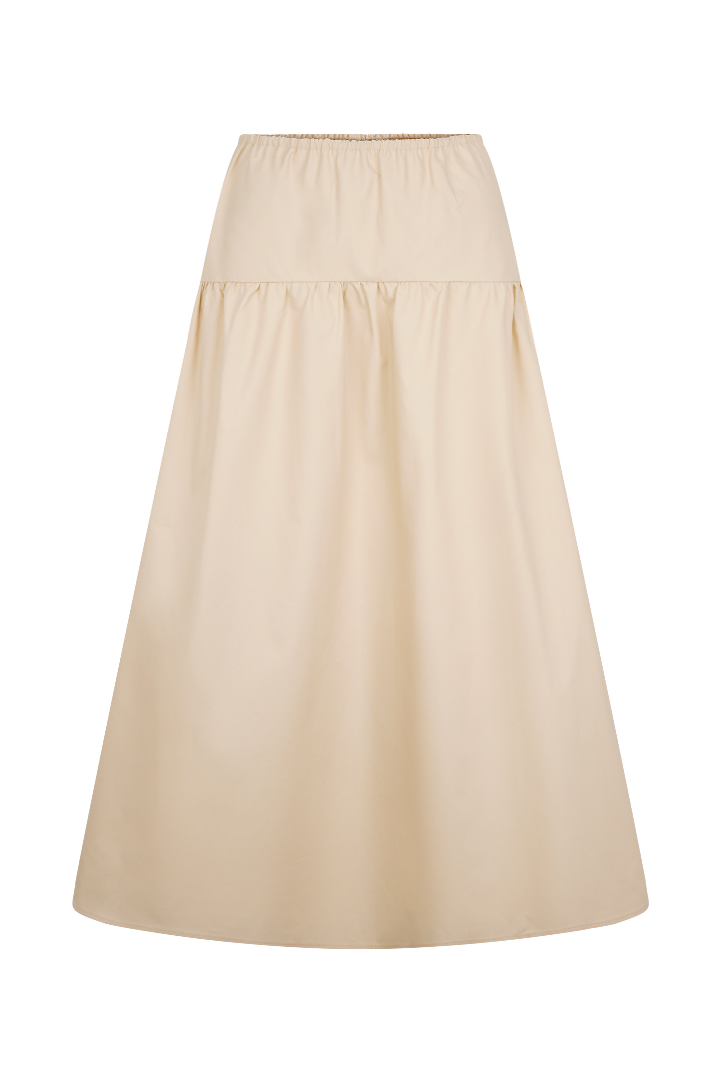 Amirah Midi Skirt - Nude