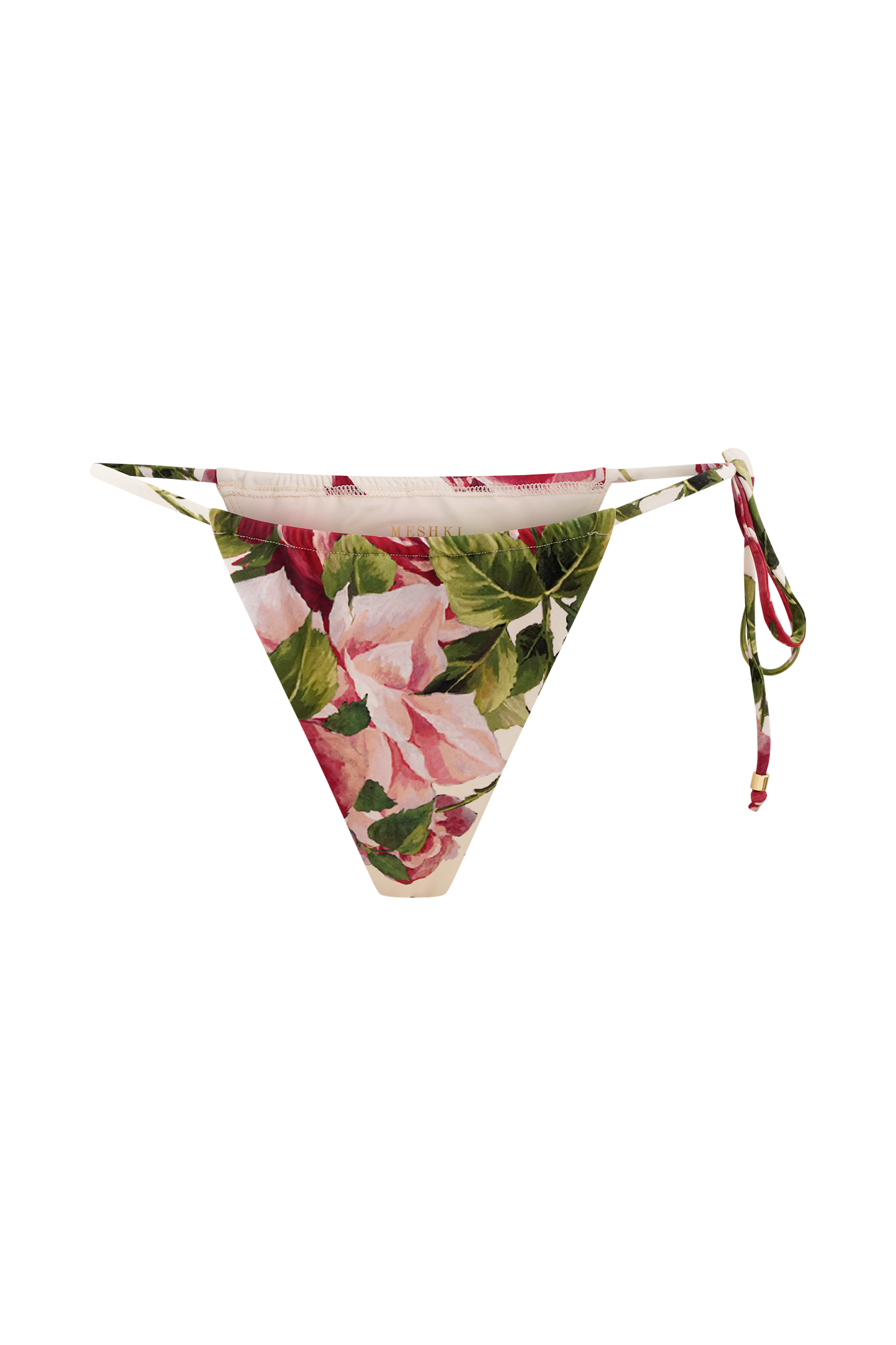 Andie Ruched String Side Bikini Brief - Sonia Rose Print