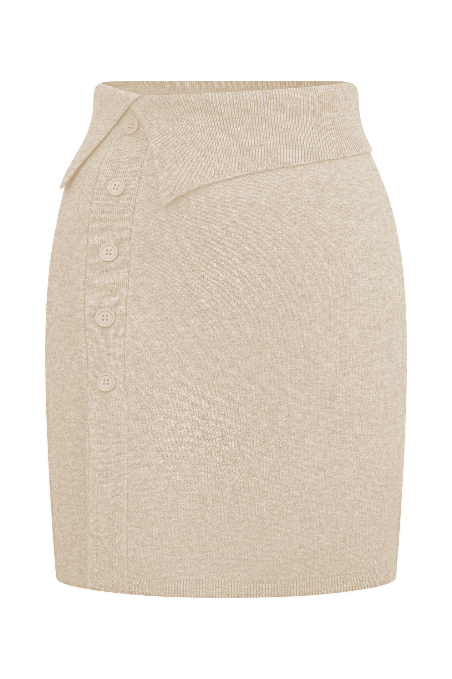 Annabelle Knit Mini Skirt - Cream