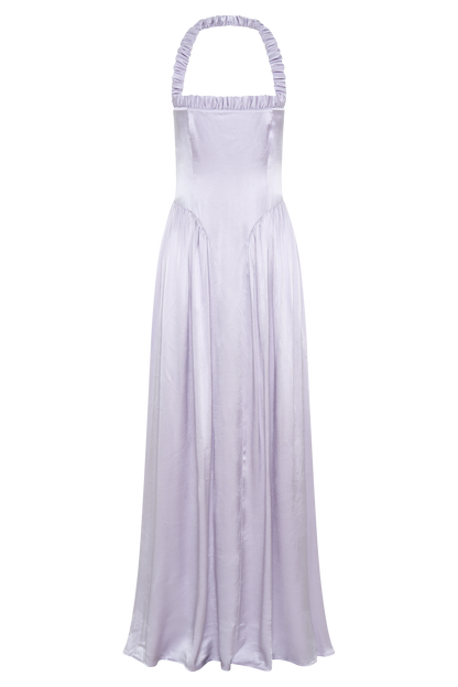 Coco Dropped Waist Maxi Dress - Lilac