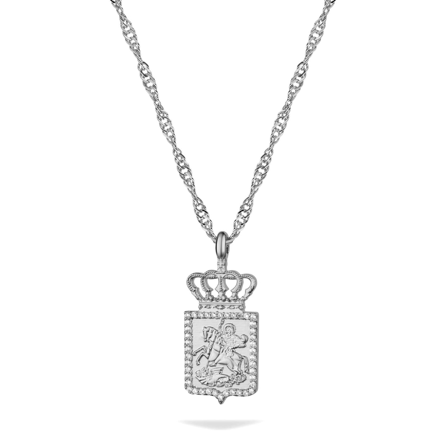 Georgian Shield Necklace | Women