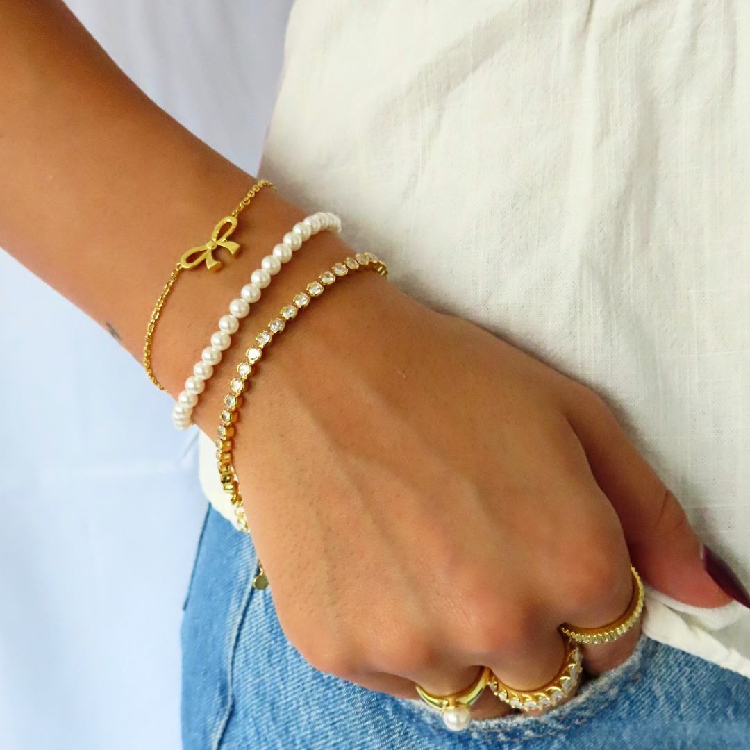 Girly Pearly Bracelet