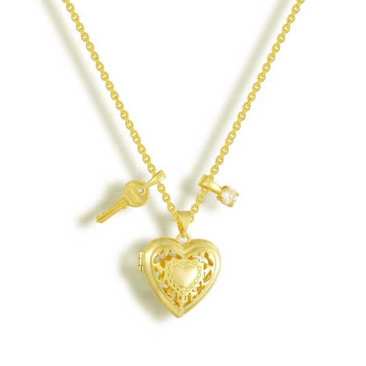 Love on Lock Necklace