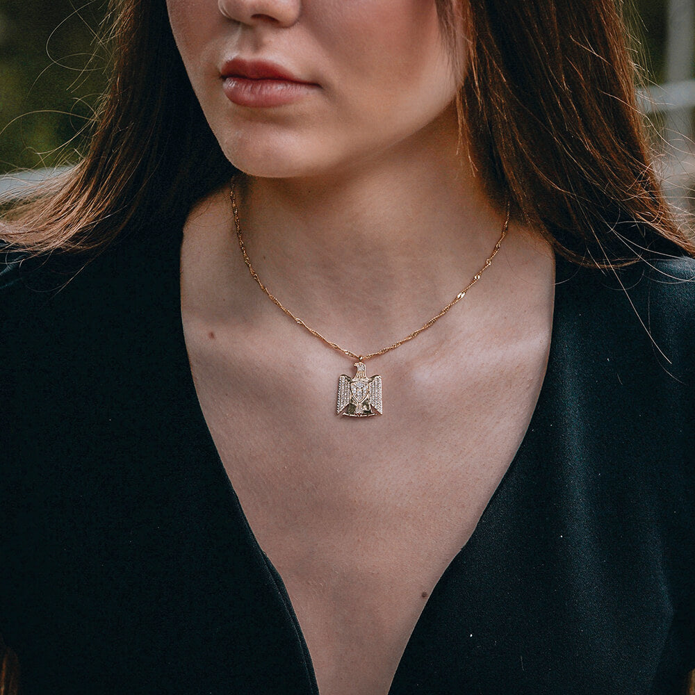 Palestine Eagle Necklace | Women