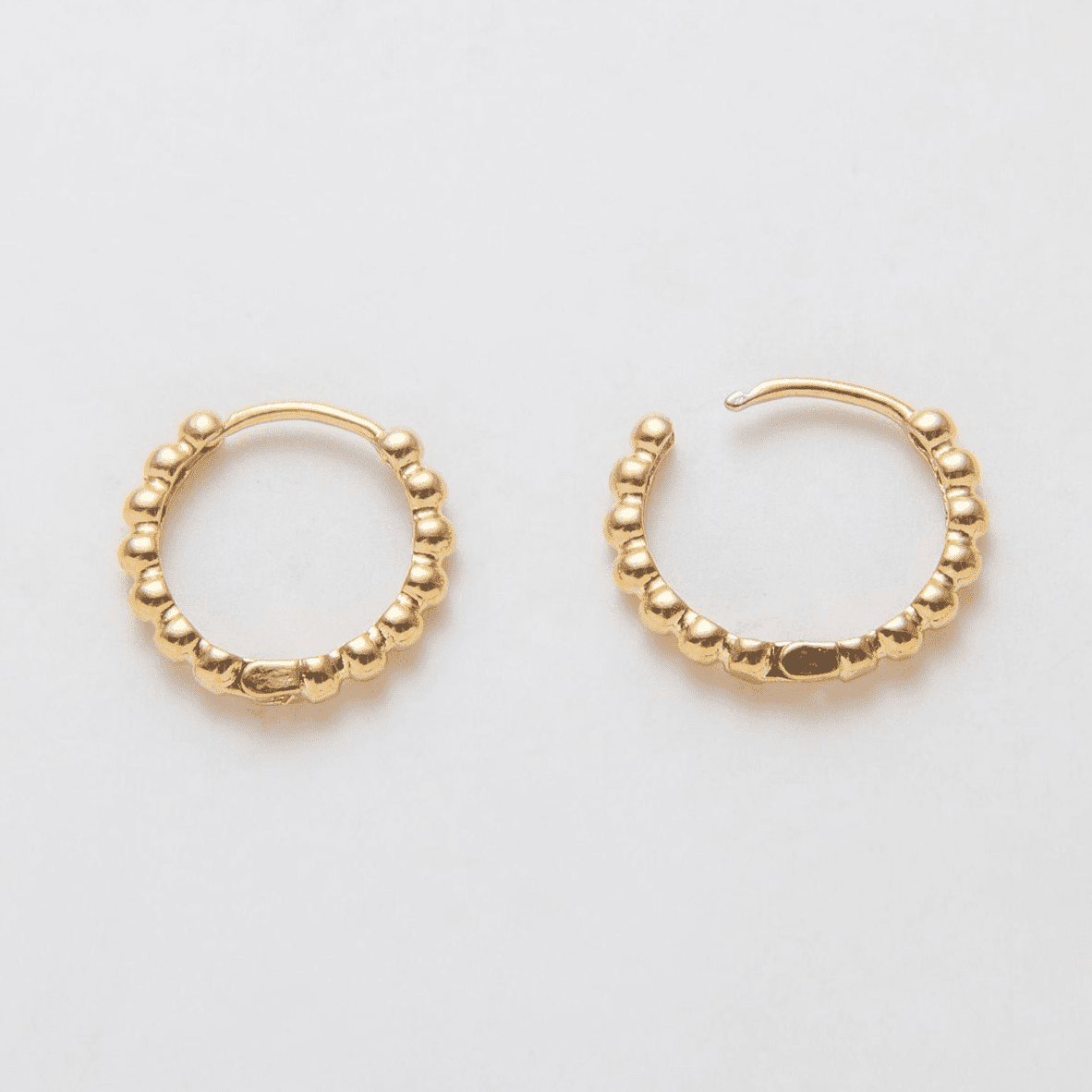 Prosecco Beaded Hoops