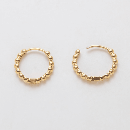 Prosecco Beaded Hoops