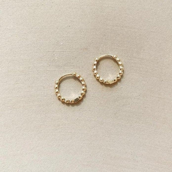 Prosecco Beaded Hoops