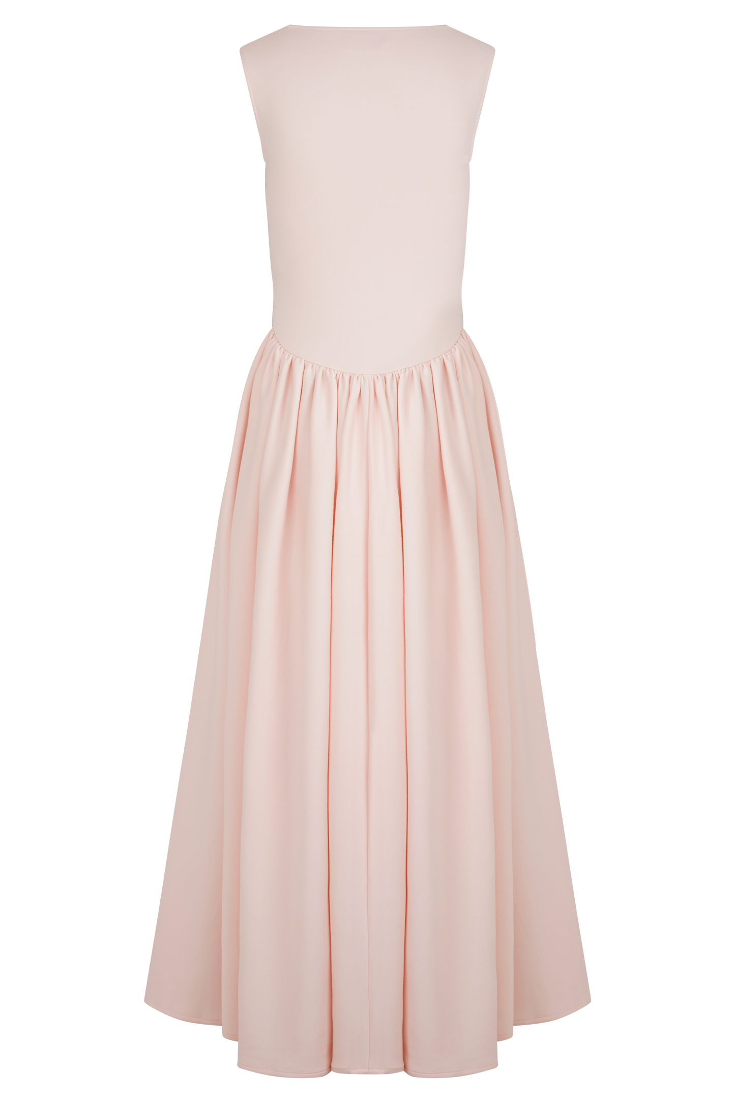 Sharon Scuba Jersey Midi Dress - Ballet Pink