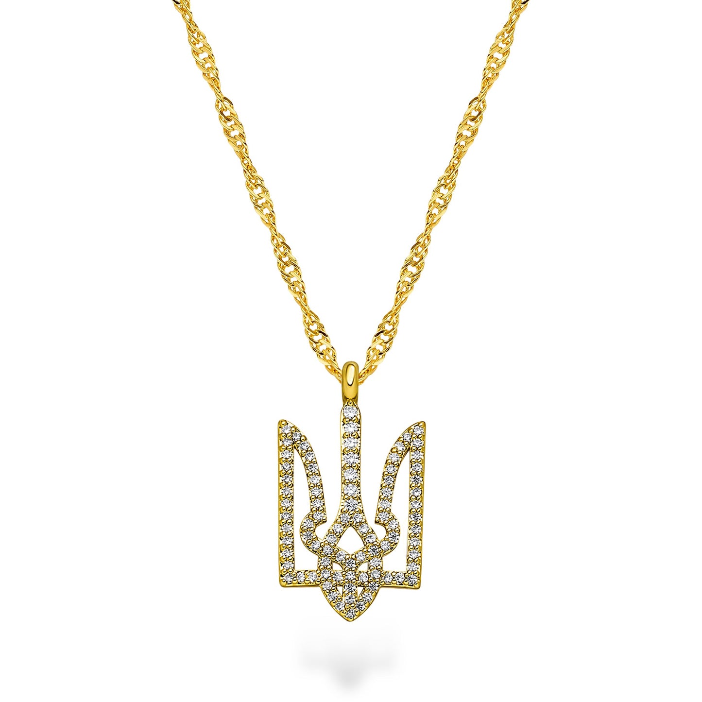 Ukrainian Trident Necklace | Women