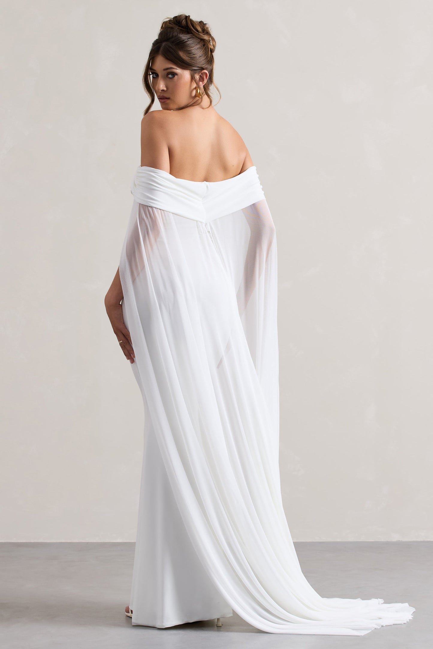 Scarlett™ | Maxi Dress With Chiffon Cape