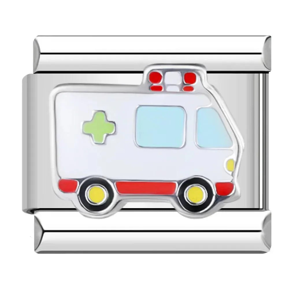 Ambulance Car, on Silver