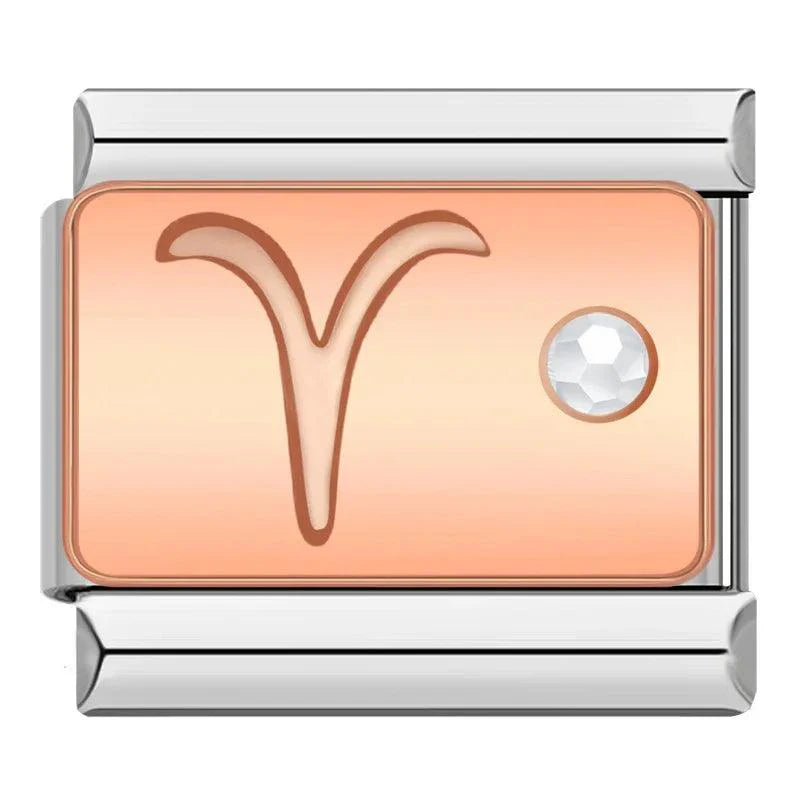 Aries with Stone, on Silver