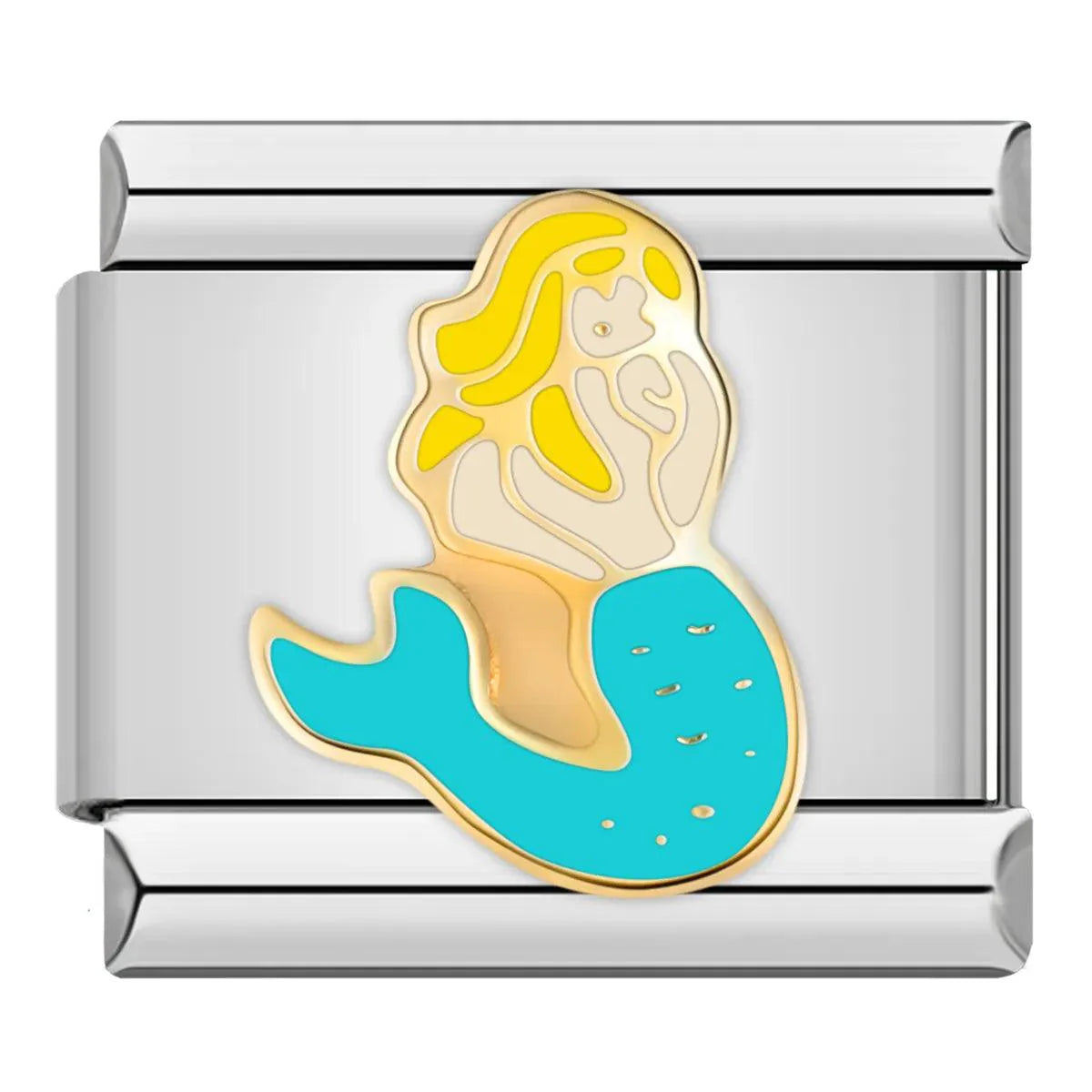 Beautiful Mermaid, on silver