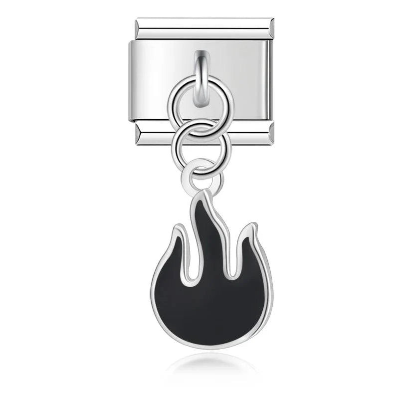 Black Flame, on Silver