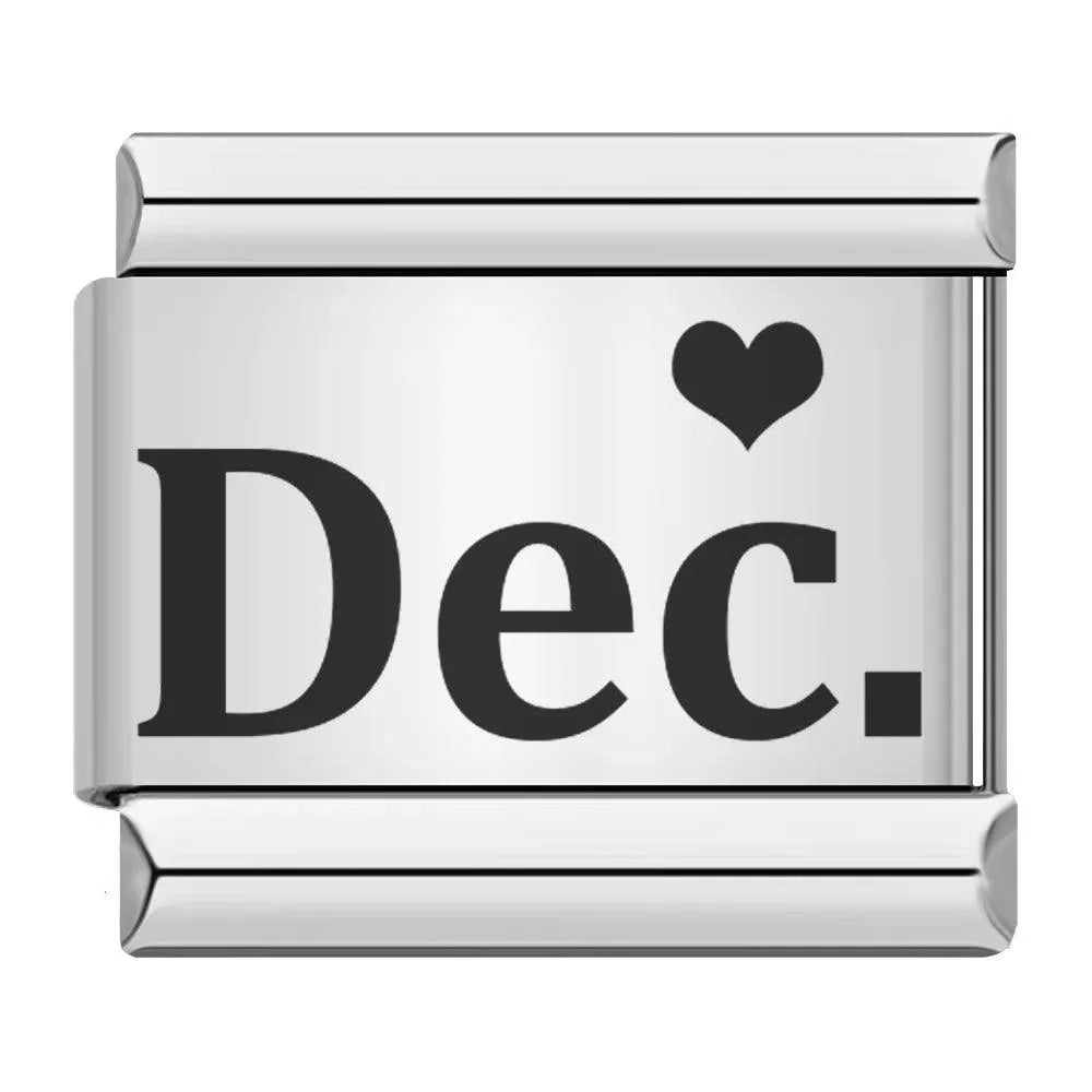 December with Heart, on Silver