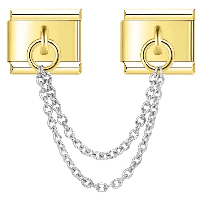 Double Linked Charms, Gold