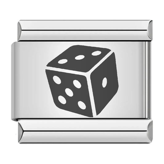 Game Dice, on Silver