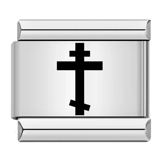 Orthodox Cross, on Silver