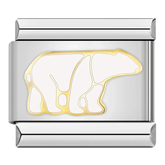 Polar Bear, on silver