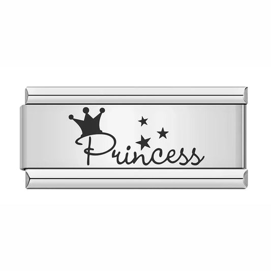 Princess and her Crown, on Silver