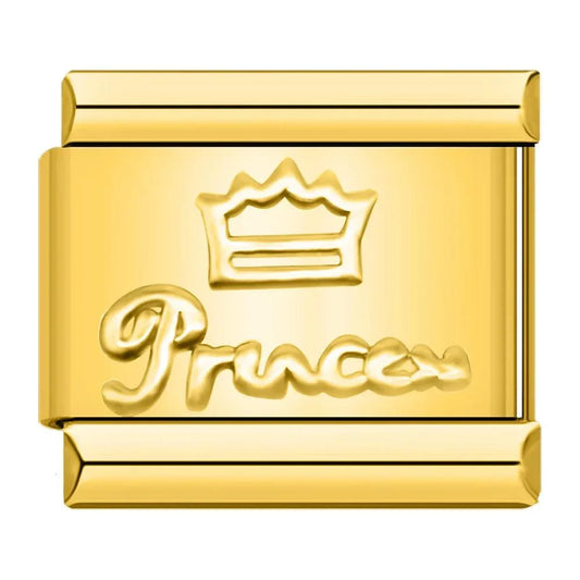 Princess with Crown, on Gold