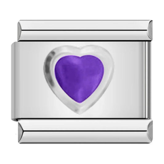 Purple Heart, on Silver