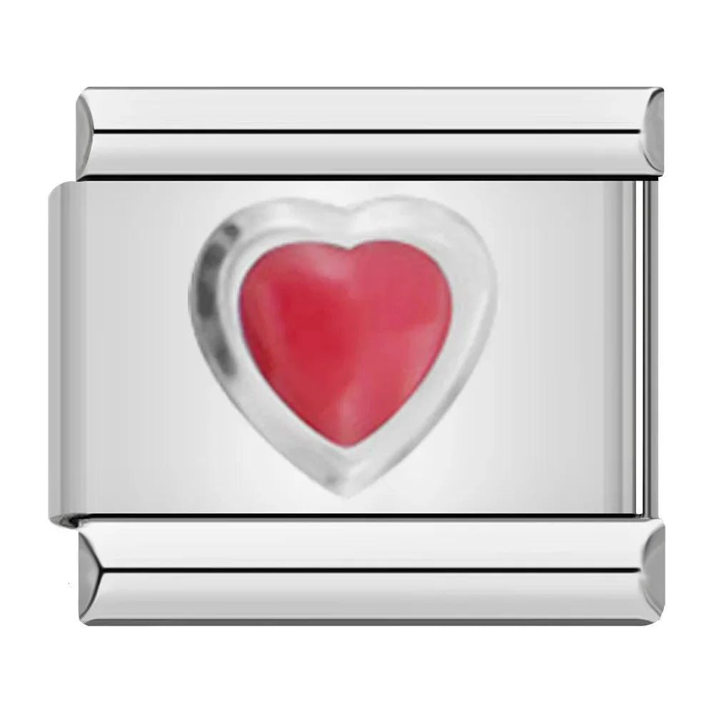 Red Heart, on Silver