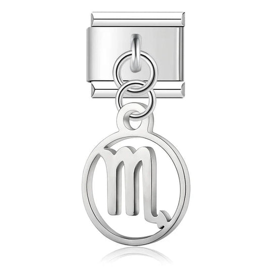 Scorpio Sign, on Silver