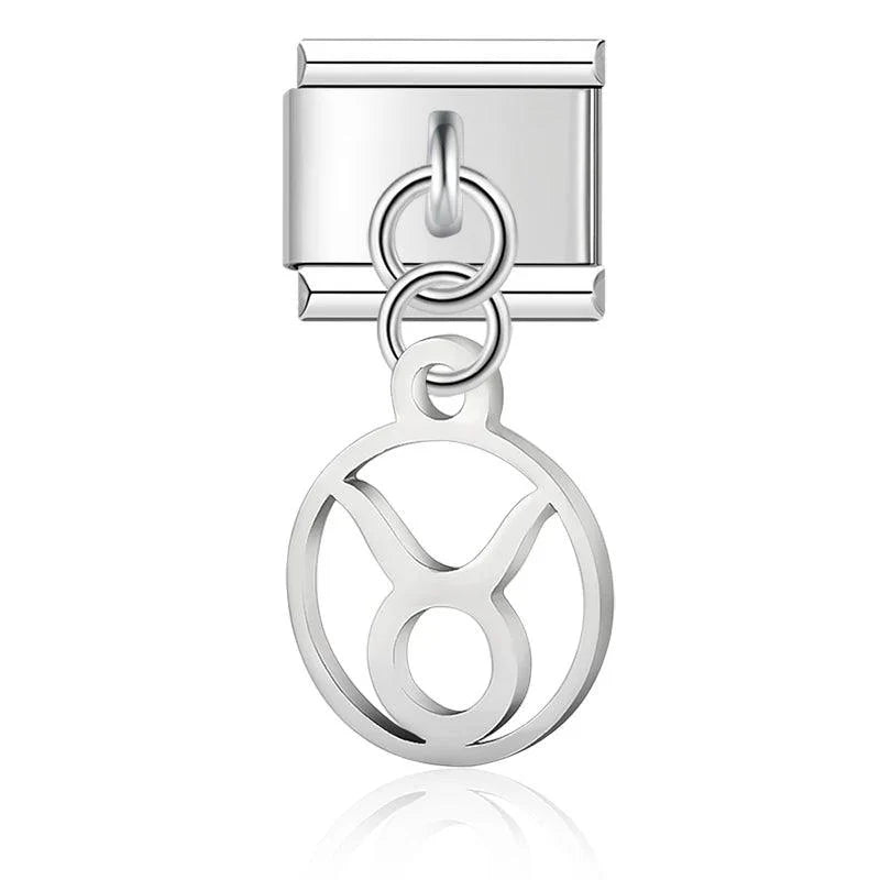 Taurus Sign, on Silver