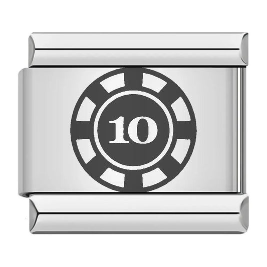 Token of 10, on Silver