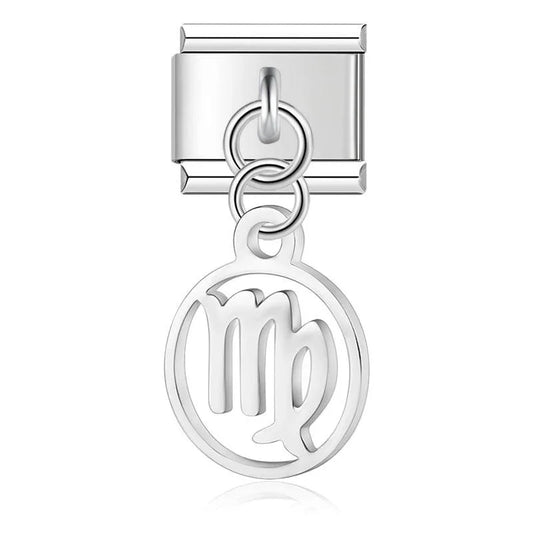 Virgo Sign, on Silver